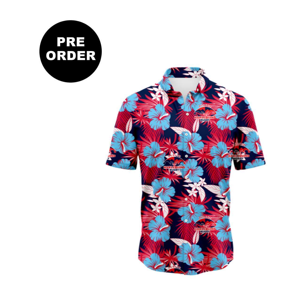 Denver Harlequins Legacy Hawaiian Shirt