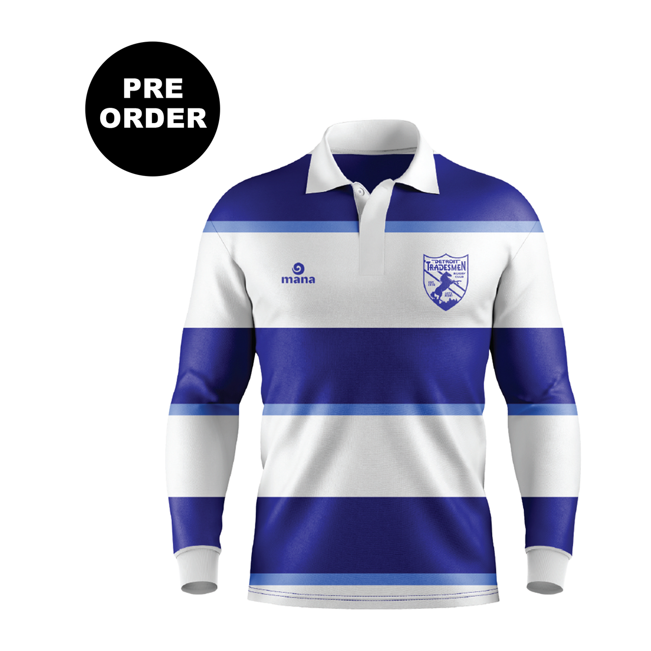 Detroit Tradesmen Classic Rugby Jersey