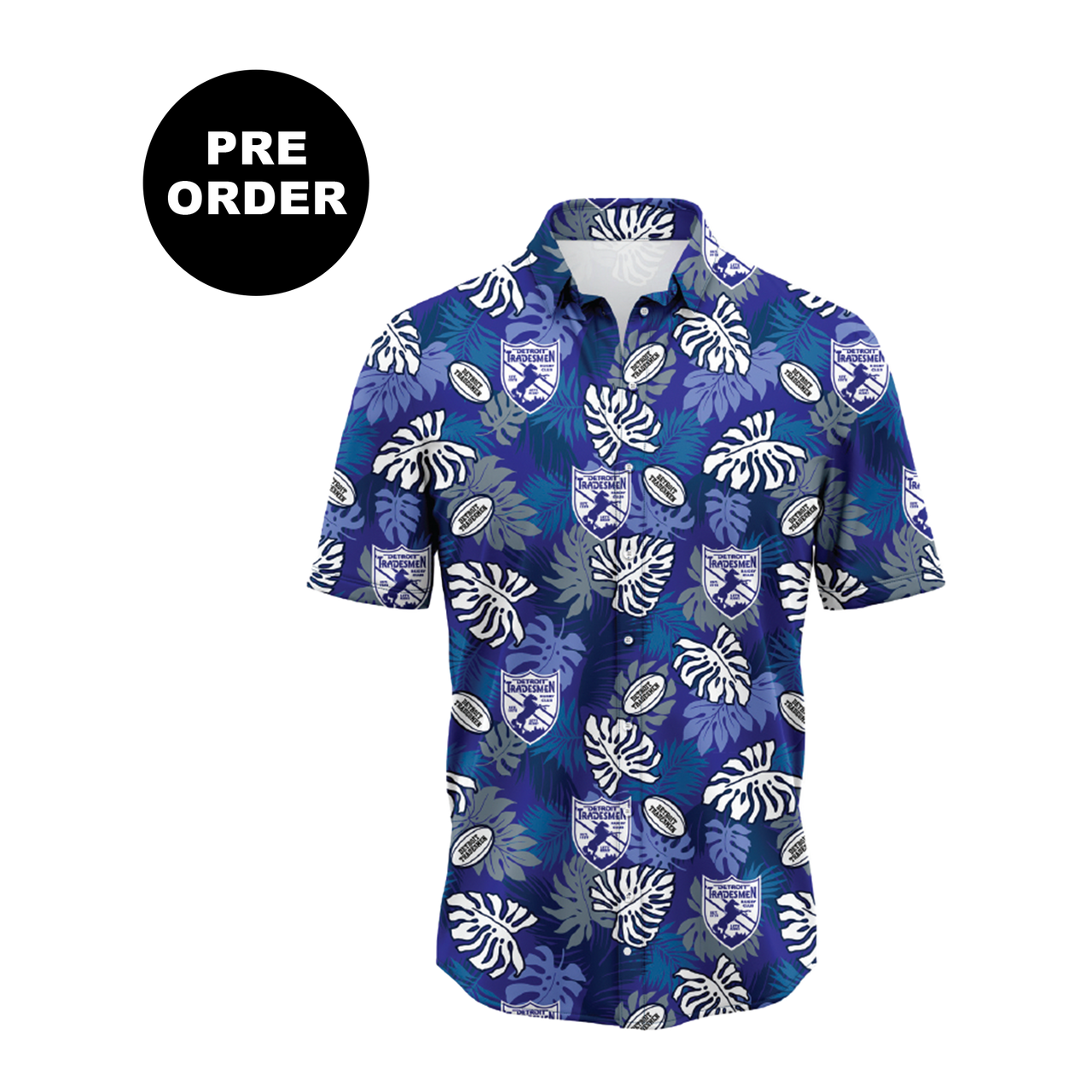 Detroit Tradesmen Rugby Hawaiian Shirt