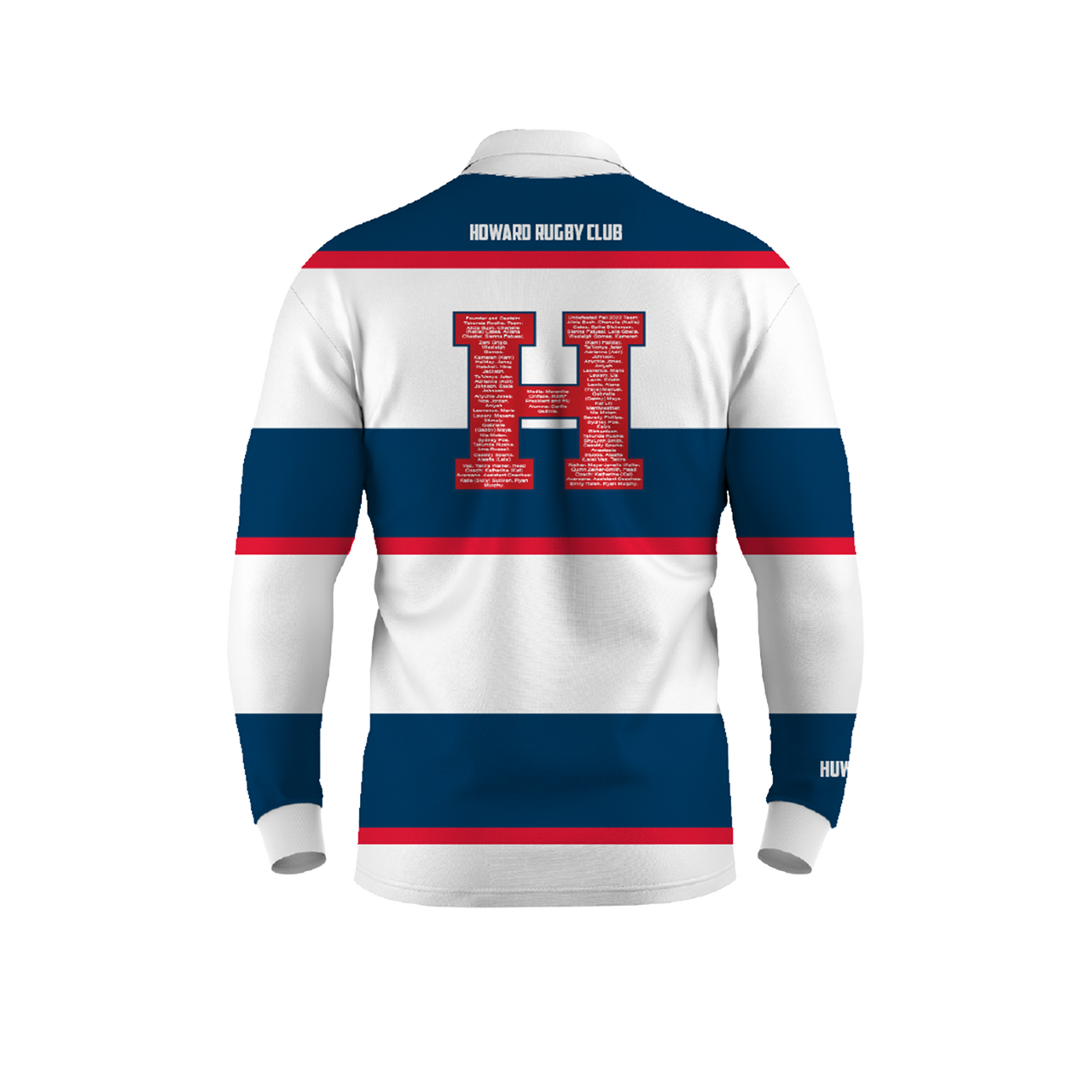 Howard University Classic Rugby Jersey - H Back Option
