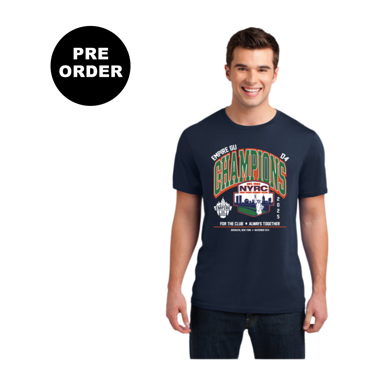 NYRC Men's D4 Champions Cotton T-Shirt