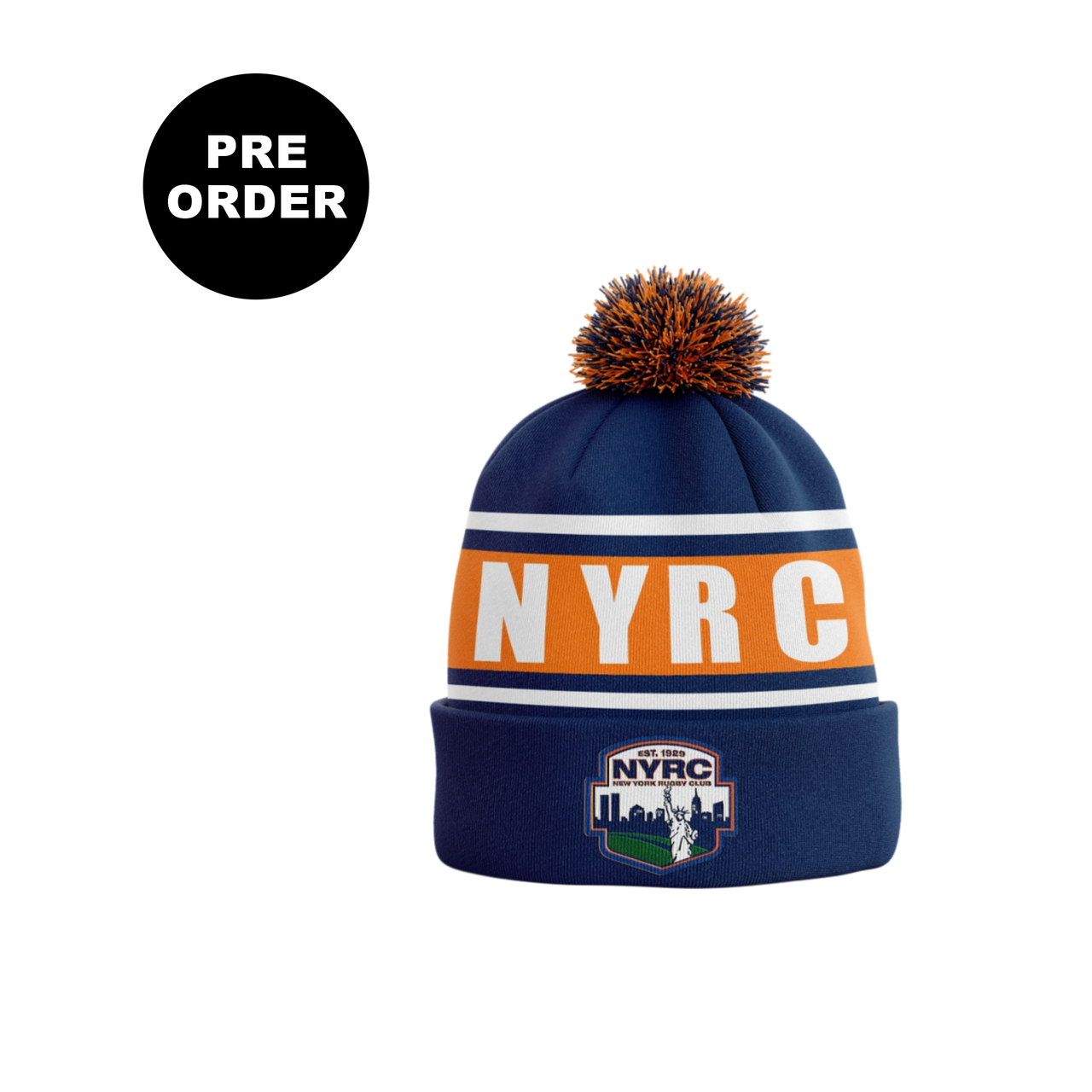NYRC Pom Beanie