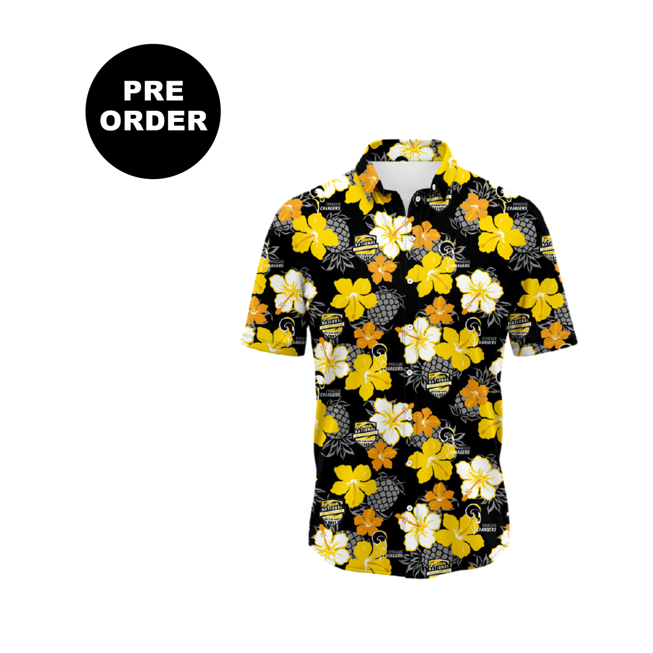 Syracuse Chargers Legacy Men's Hawaiian Shirt