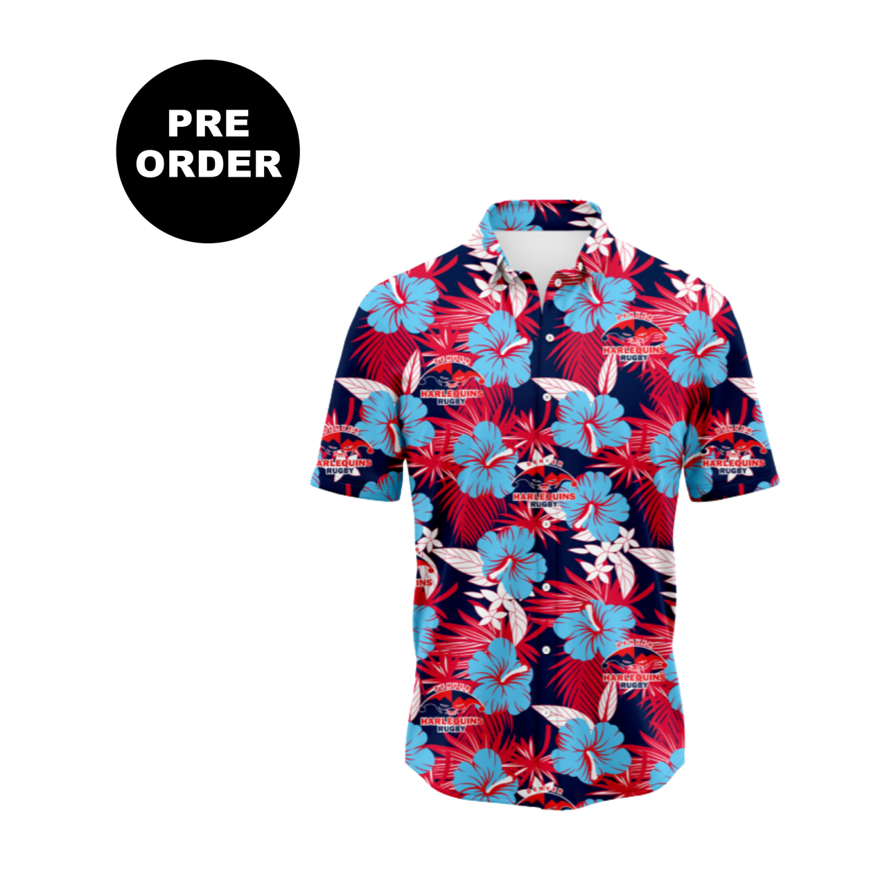 Denver Harlequins Legacy Hawaiian Shirt