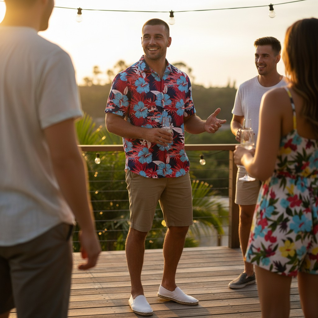 Denver Harlequins Legacy Hawaiian Shirt