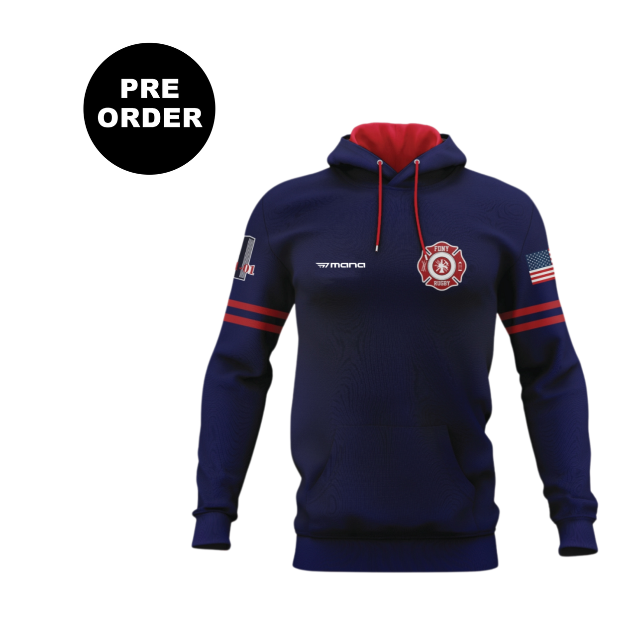 FDNY Rugby Hoodie