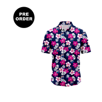 Thumbnail for Harrisburg Legacy Men's Cut Hawaiian Shirt - Pink
