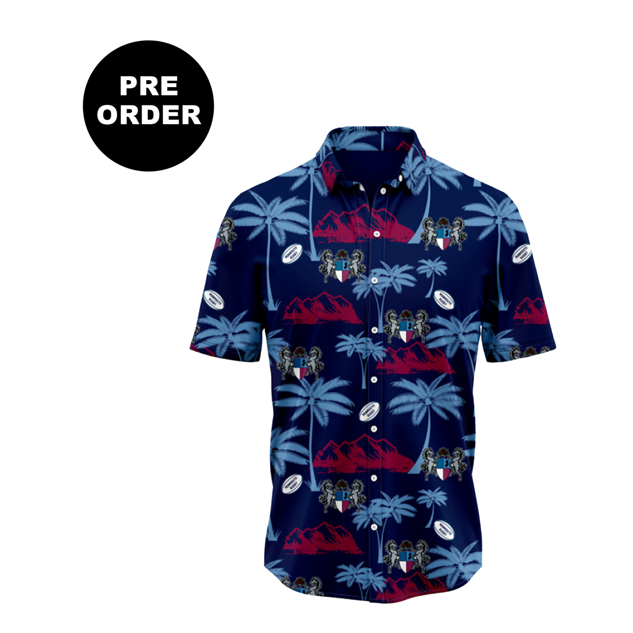Monmouth Rugby Hawaiian Shirt