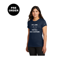 Thumbnail for Nike Women's NYC Lions Football Dri-Fit T-Shirt