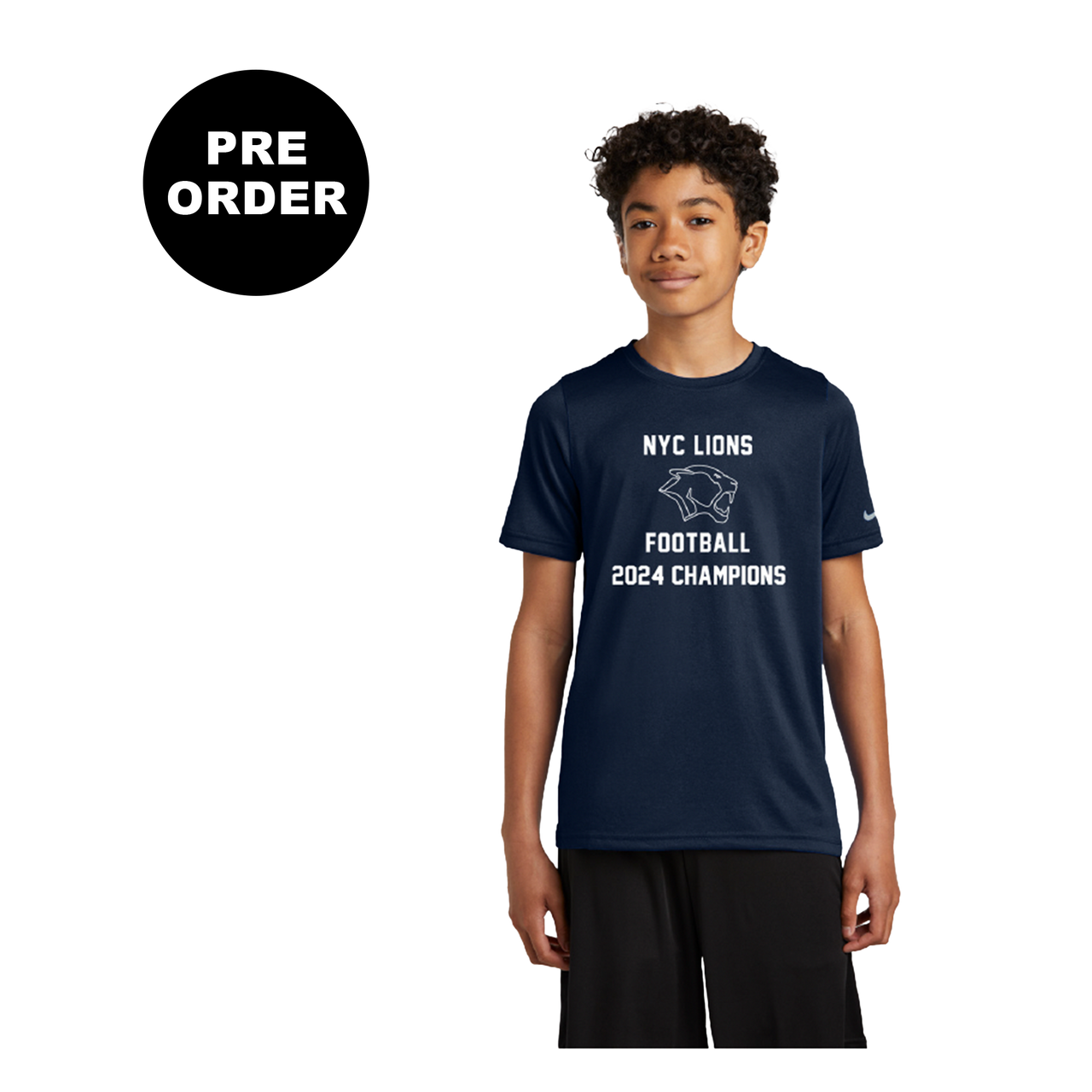 Nike Youth NYC Lions Football Dri-Fit T-Shirt