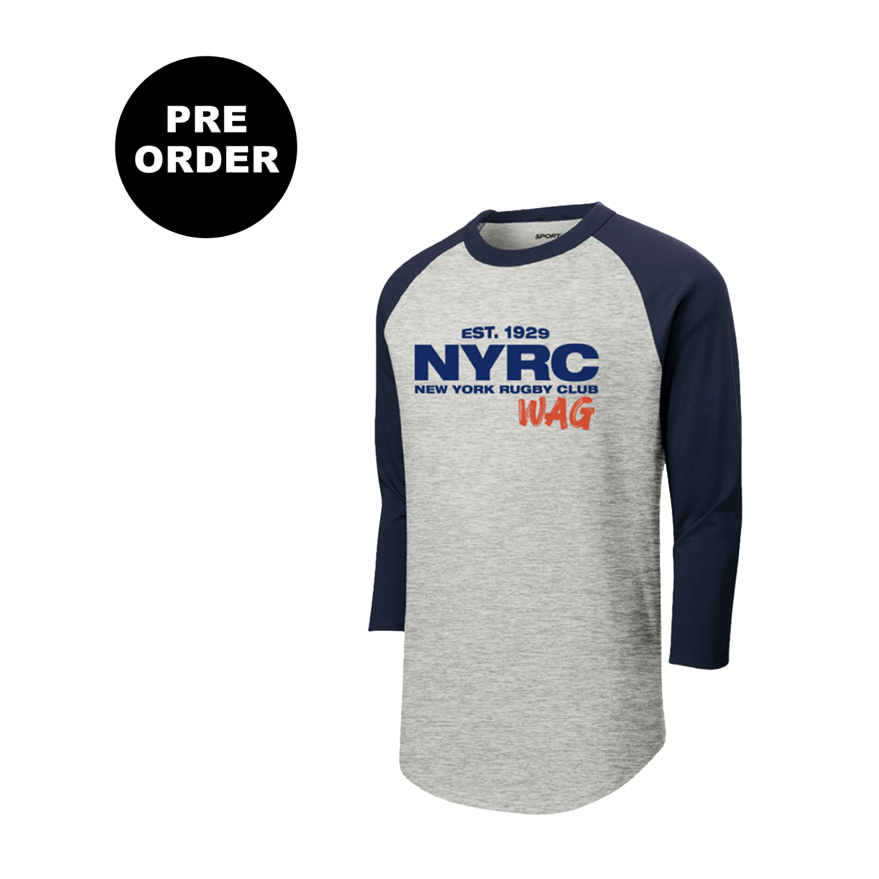 NYRC 3/4 Sleeve Raglan T-Shirt