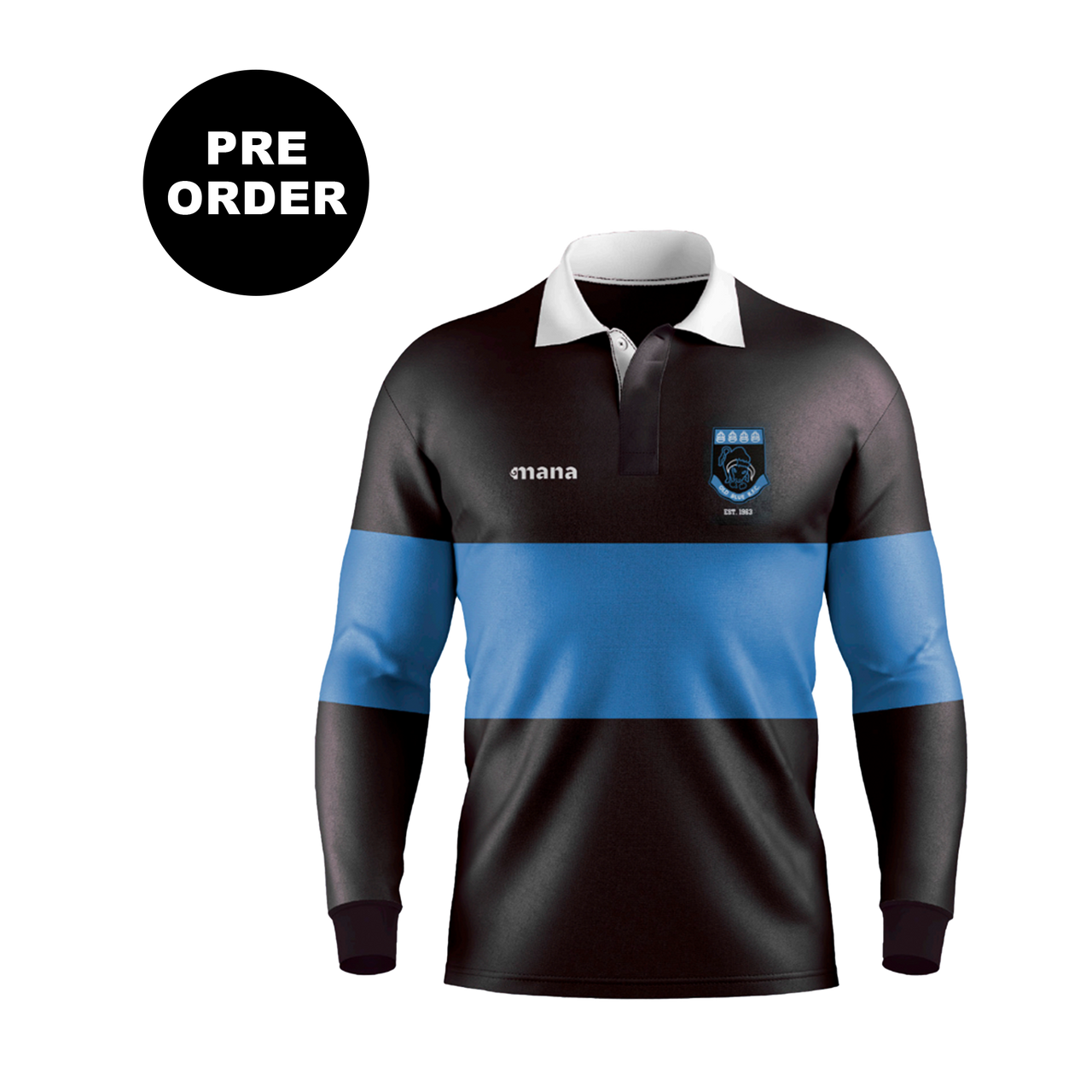 Old Blue Classic Rugby Jersey