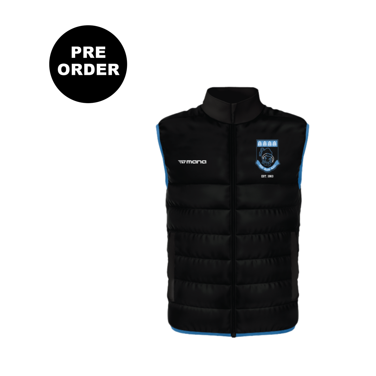 Old Blue Puffer Vest