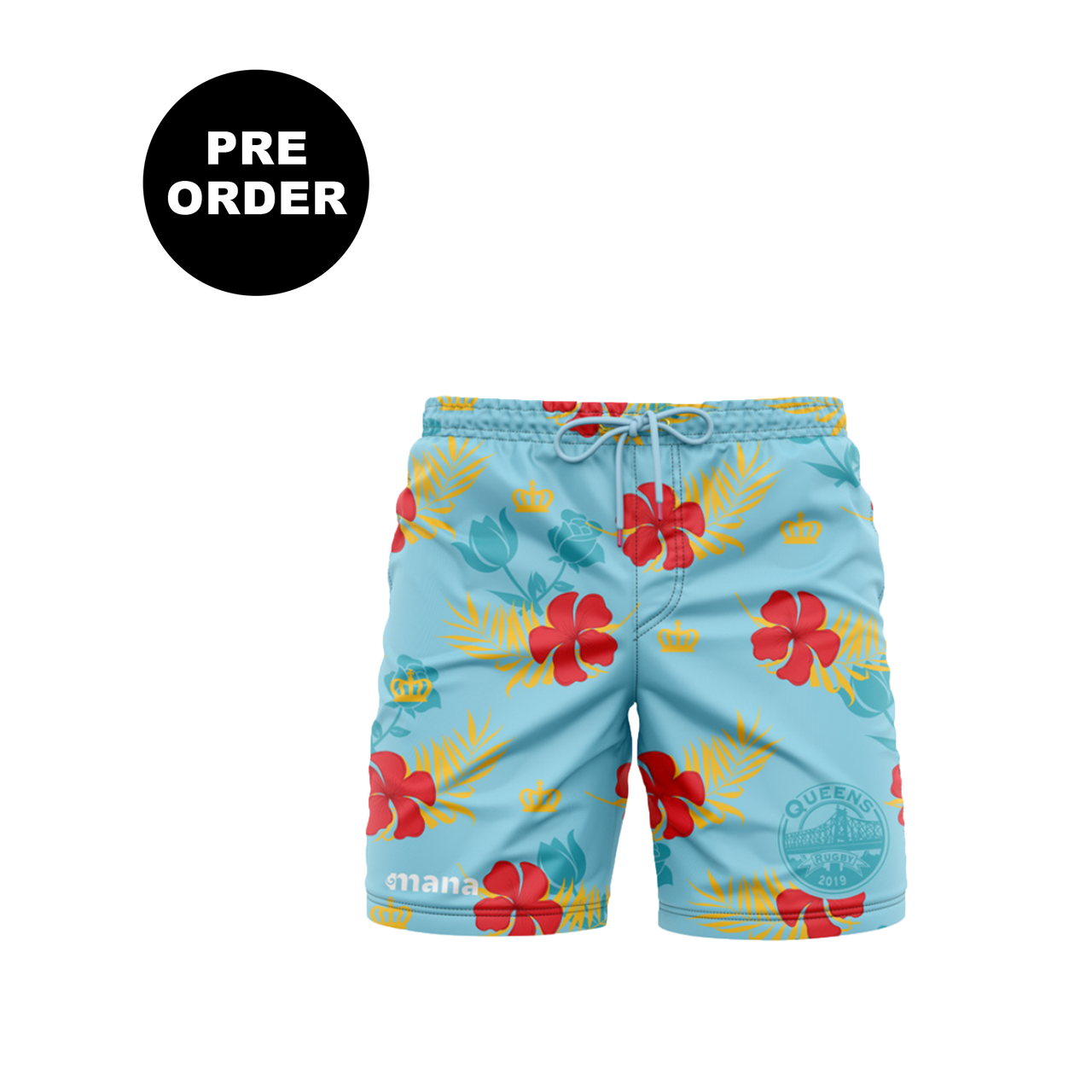 Queens Rugby Board Shorts