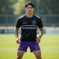 Thumbnail for NYU Stern Strata Men's Rugby Shorts