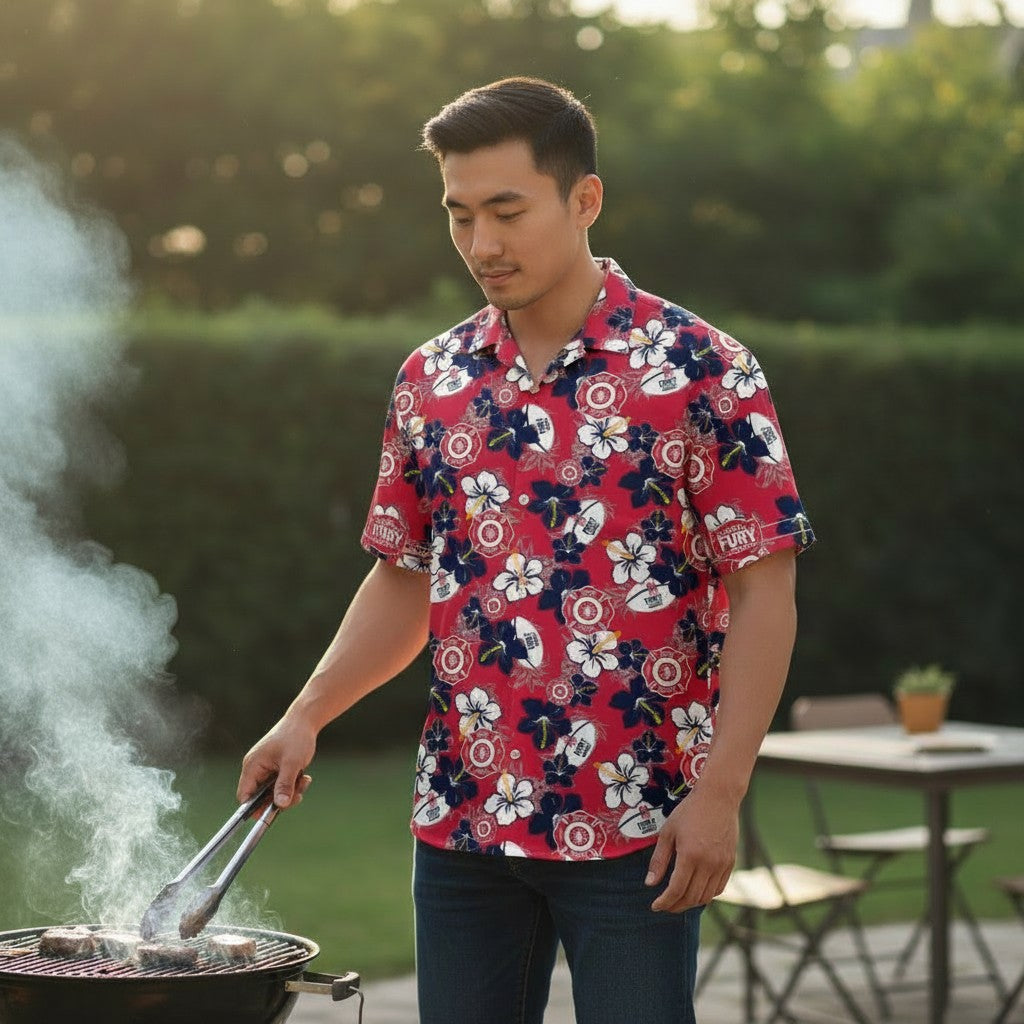 FDNY Rugby Hawaiian Shirt