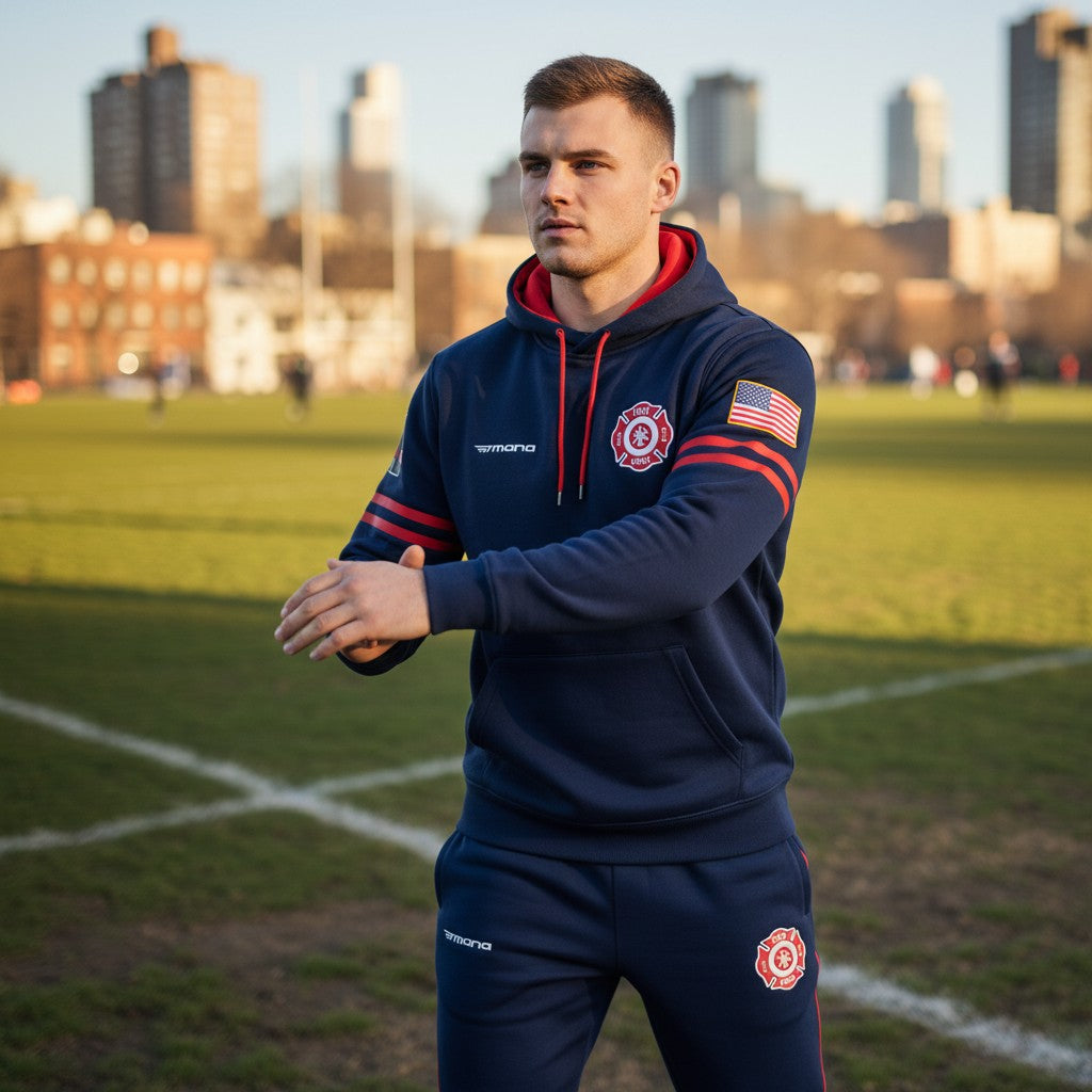 FDNY Rugby Hoodie
