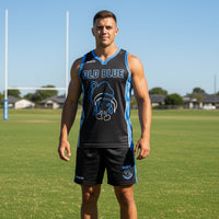 Thumbnail for Old Blue NBA Style Jersey