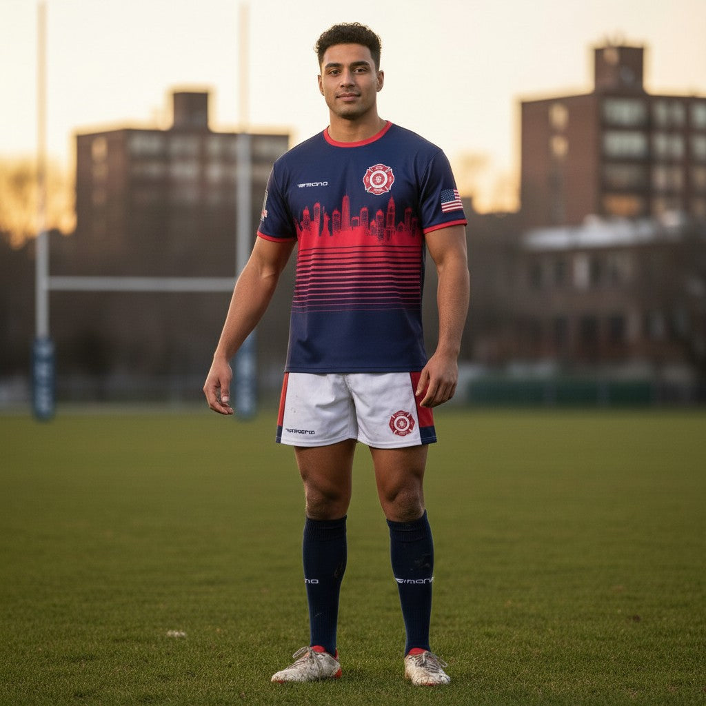 FDNY Rugby Playing Shorts