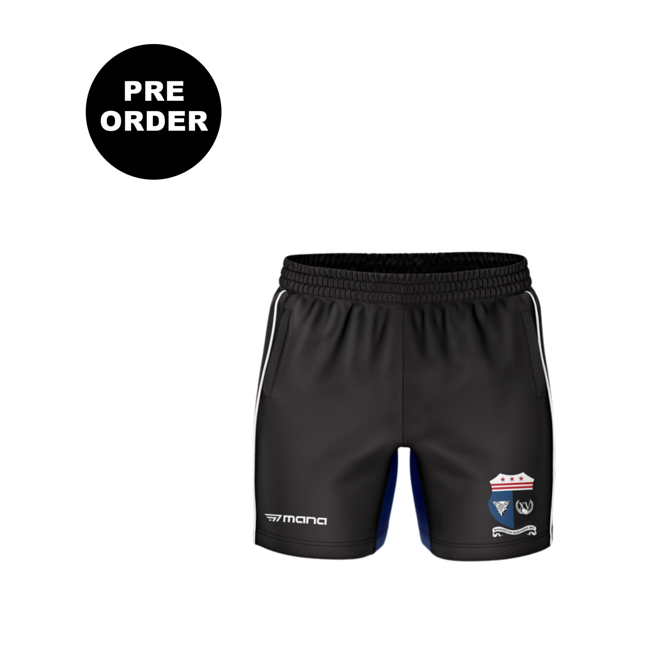 Washington Renegades Black Kinetiq Men's Active Shorts