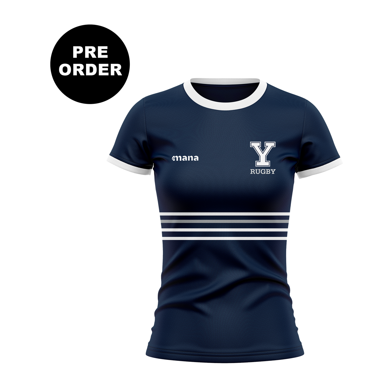 Yale Women's Striped Training T-Shirt
