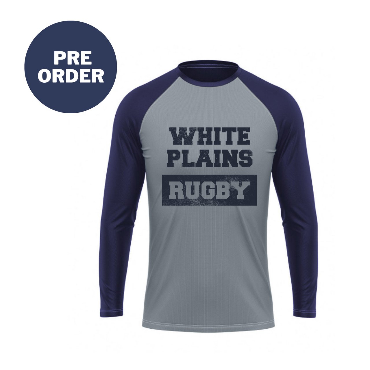 Camiseta de manga larga de rugby White Plains