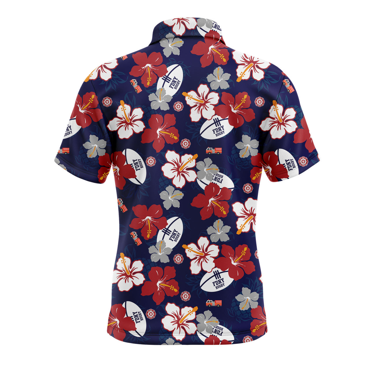FDNY Rugby Hawaiian Shirt