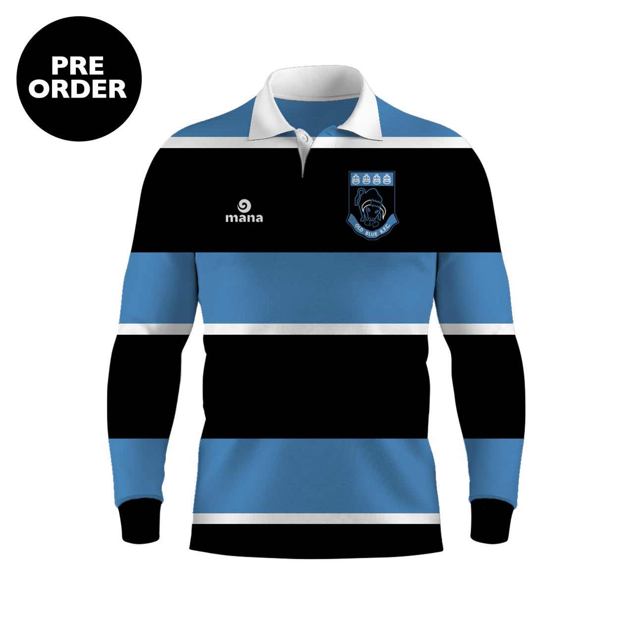 Old Blue Classic Rugby Jersey