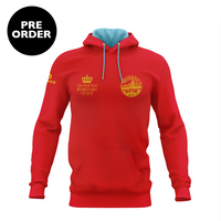 Thumbnail for Queens Rugby Hoodie - Red
