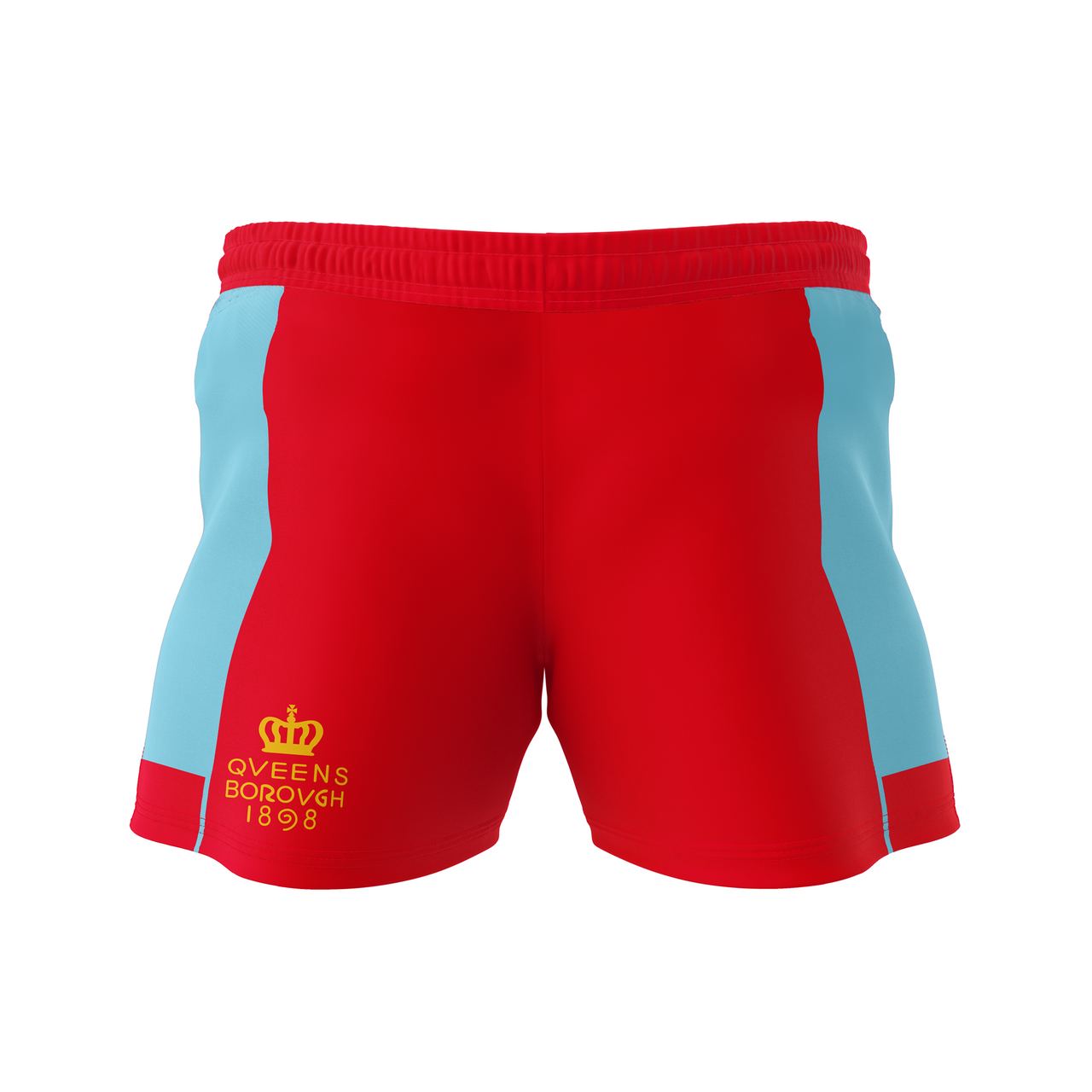 Queens Rugby Playing Shorts - Red