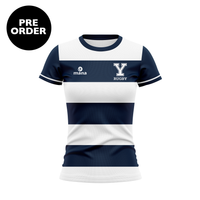 Thumbnail for Yale Rugby Women's Striped Training T-Shirt