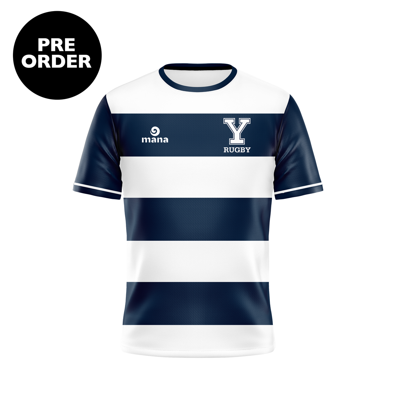 Yale Rugby Men's Striped Training T-Shirt